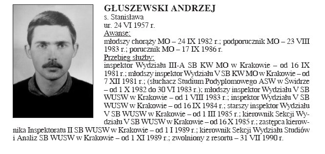 2 - Ten mnie maglowa dwa dni na KW - Komendzie Wojewdzkiej przy ul. Mogilskiej (on by ten "dobry"). Nie znalazem trzeciego tego "zego" ktry chcia na mnie wiczy karate.