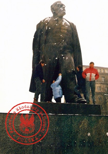 18 - Od lewej Grzesiek, Wiesiek, Marek, "Andrzej"