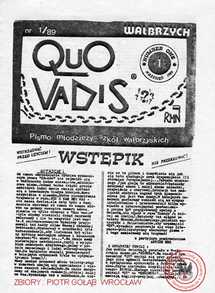 QUO VADIS NR1 (WABRZYCH)