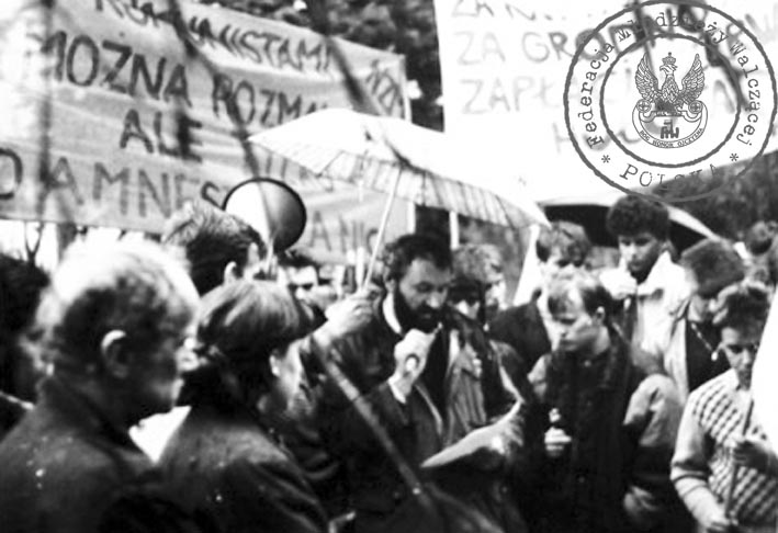 9 - Manifestacja FMW i KPN Kielce kwiecie 1989