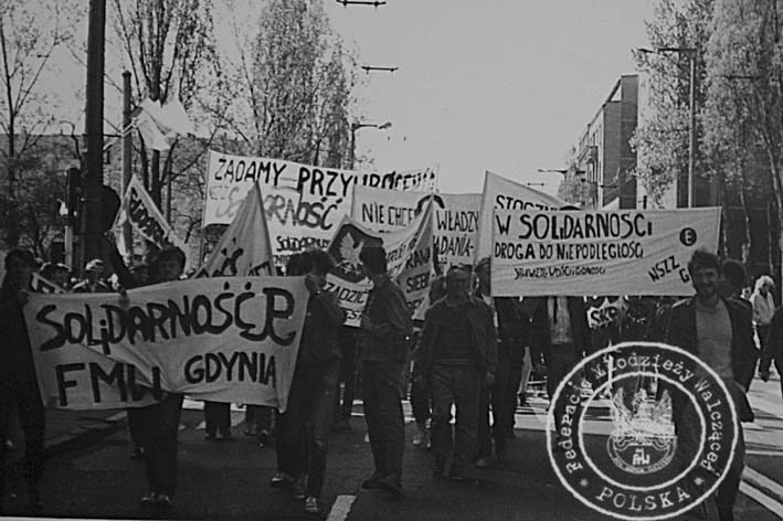 Manifestacja FMW 1990 w Gdyni
