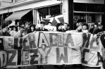 17 - Manifestacja FMW i NZS we Wrzeszczu 1989 r. - "Mała", "Piona", "Tymek", "Kali", "Frog"