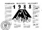 FMW Krakw - kalendarz 1988